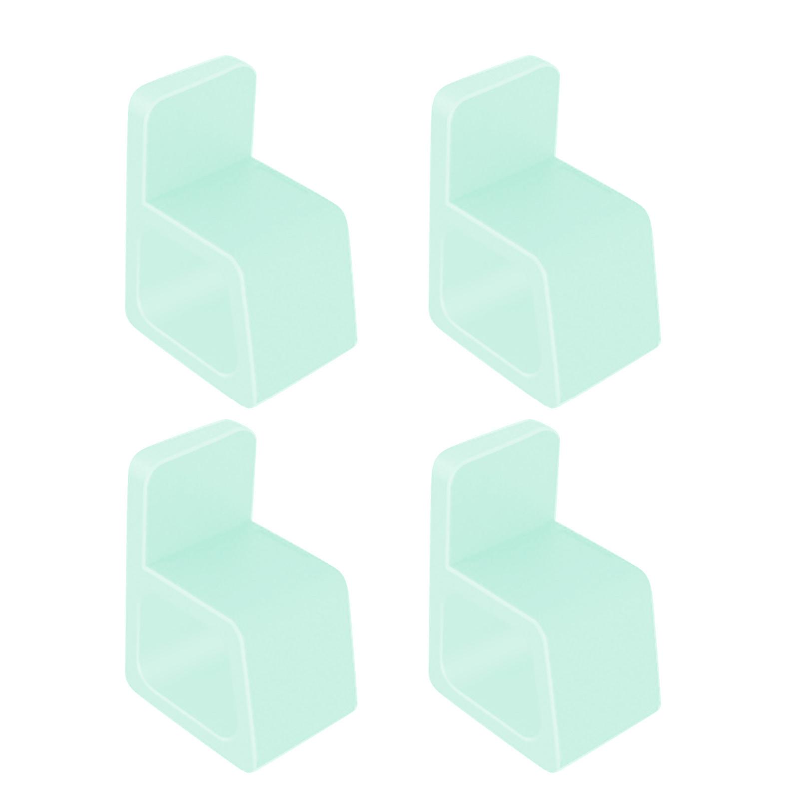 4 Pcs Game Console Cooling Stands Horizontal Stand Heighten Bracket Feet Host Heat Sink Support Base Accessory for XB  Luminous green