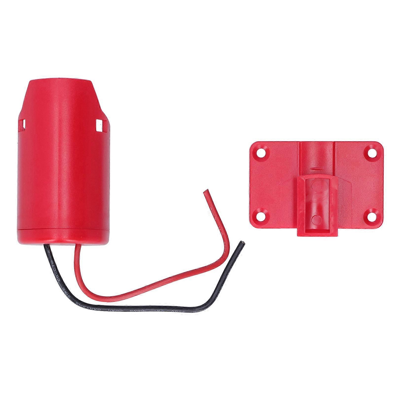 Battery Mount Adapter Power Connector Converter for Milwaukee M12 DIY 2 Wiring Outputs