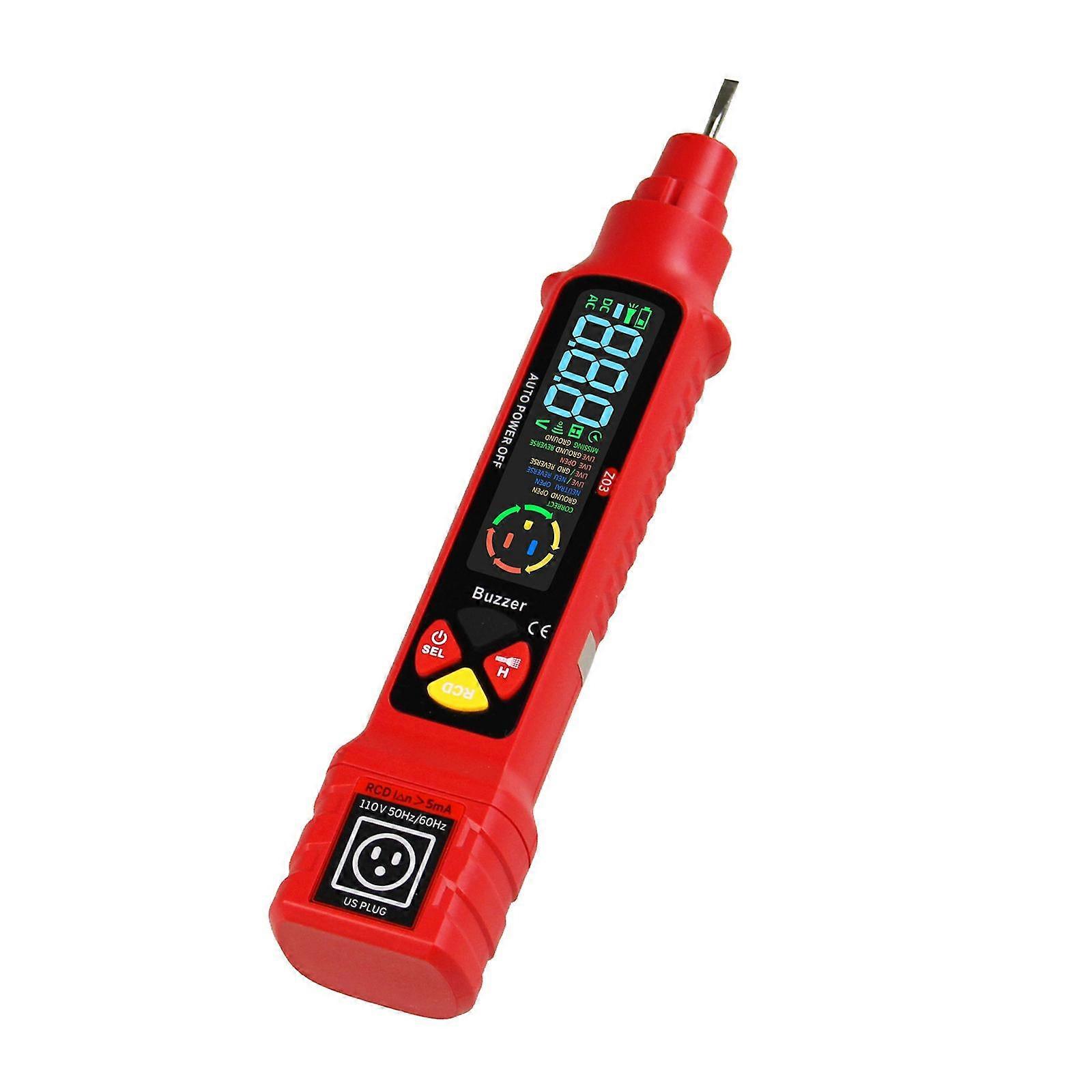 Ψηφιακό πολύμετρο στυλό ελεγκτών τάσης χωρίς επαφή για το επαγγελματικό νοικοκυριό