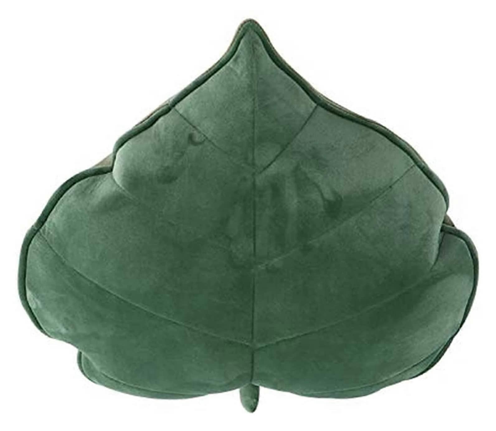 Leaf Plush Floor Pillow for Office Chair Sofa Decoration Simulation Design