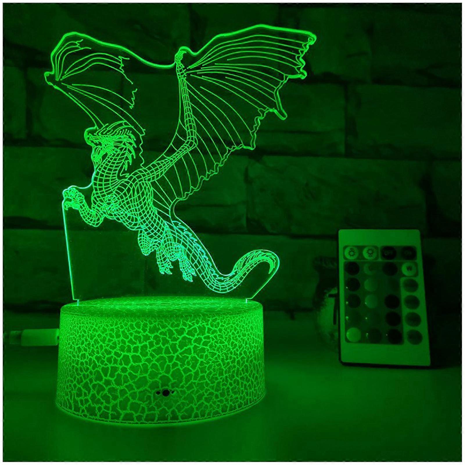 Creative 3D  Night Light USB Charging Decorative Digital Night Light
