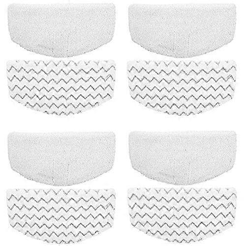 8 Pack Replacement Pads for Bissell Powerfresh Steam Mop 1940 1440 1806 Series, Compatible with Parts #5938 & 203-2633