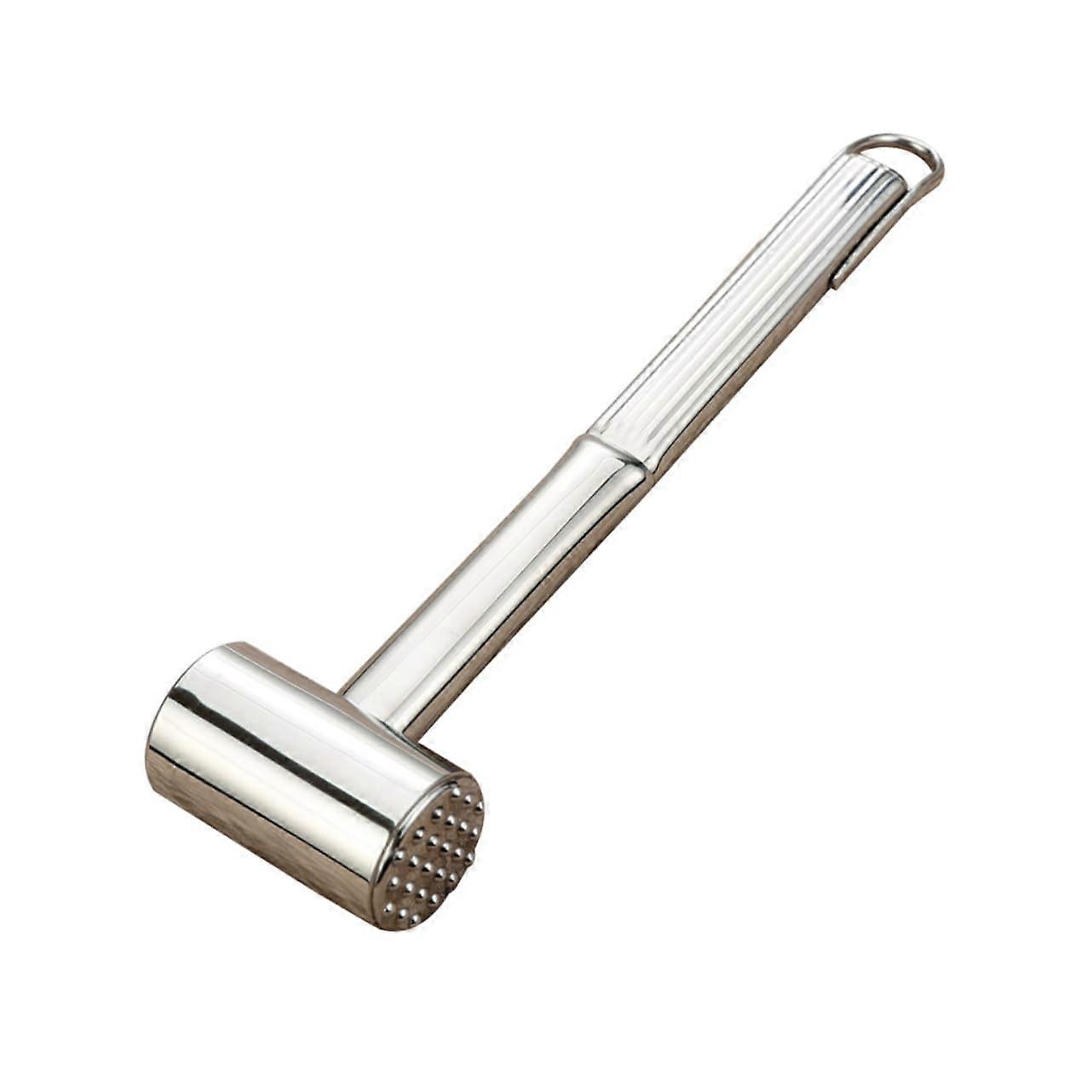 Dual Side Kitchen Meat Tenderizer Mallet For Beef Steak Hammer Hanging Hole For Easy Storage
