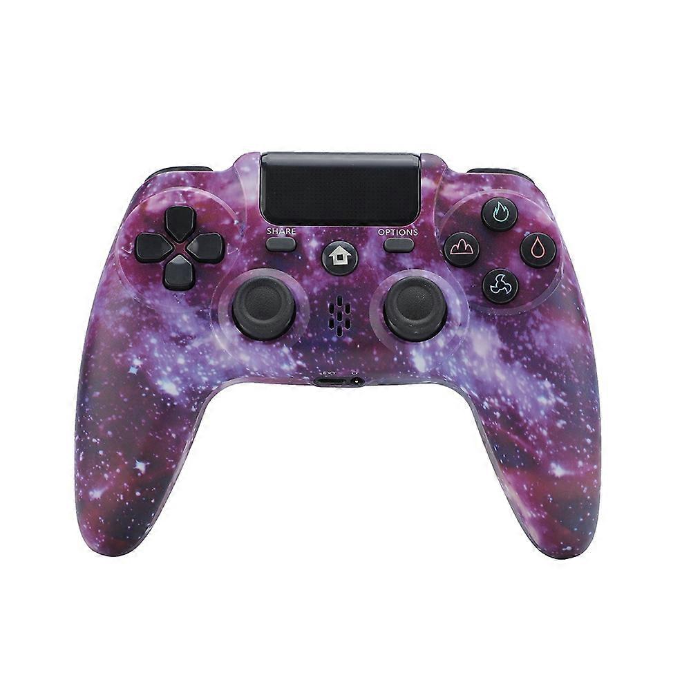 ZR486 Wireless Game Controller For PS4, Product color: Purple Starry Sky