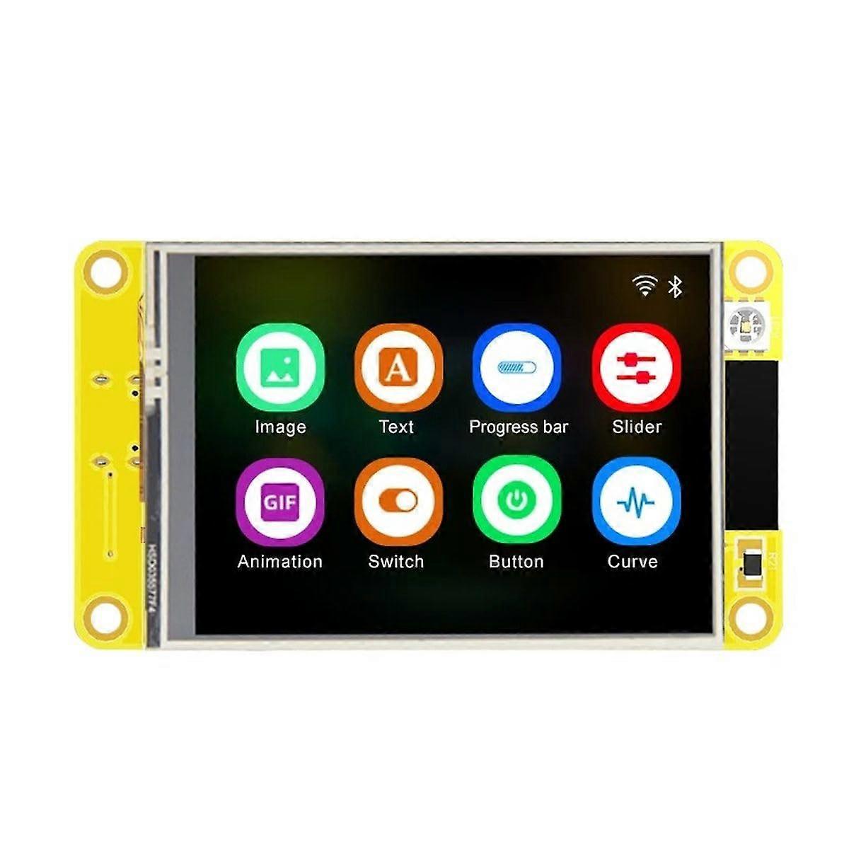 ESP32 LVGL Bluetooth Development Board with 2.4 Inch 240x320 Color Display Screen, Smart LCD Interface Module
