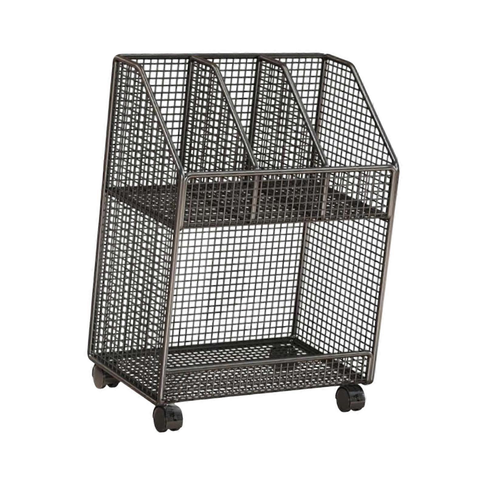 Movable Bookshelf Book Organizer Open Top Shelf Versatile Holder Multifunctional