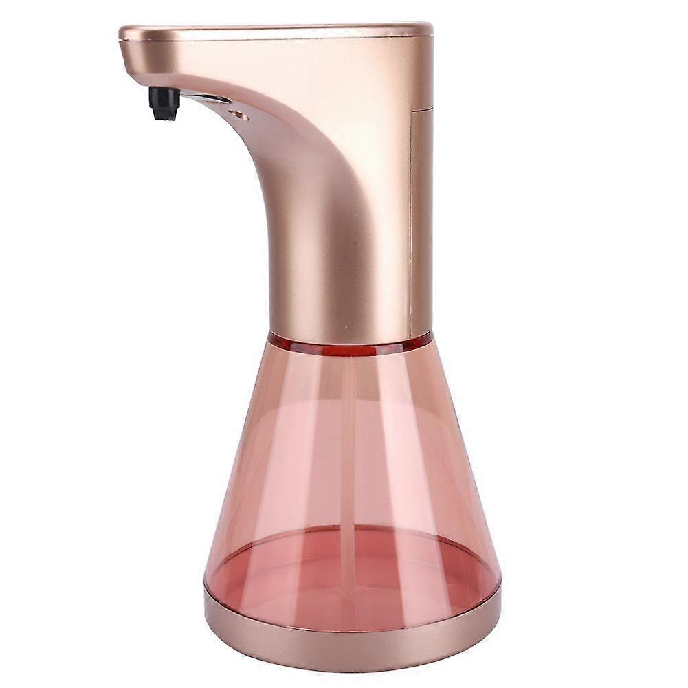 520ml Touchless Automatic Sensor Foam Soap Lotion Dispenser Kitchen Bathroom(Rosy Golden)