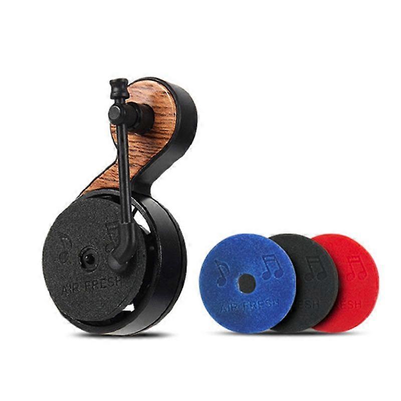 Simulation Mini Record Player Auto Aroma Diffusor Retro Creative Air Outlet Aromatherapie Diffusor Innendekoration