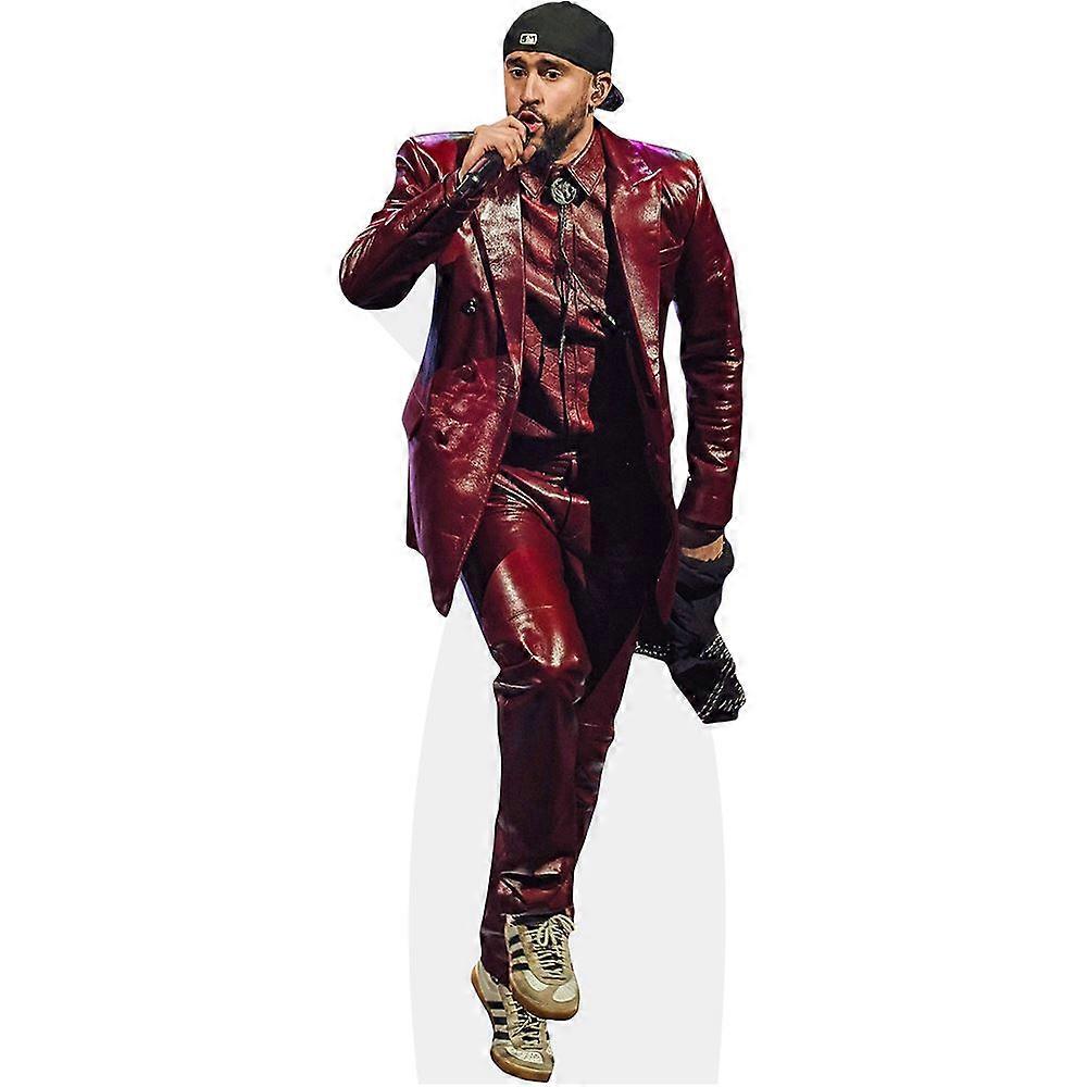 Bad Bunny (Singing) Cardboard Cutout (lifesize OR mini size). Standee. Stand Up.