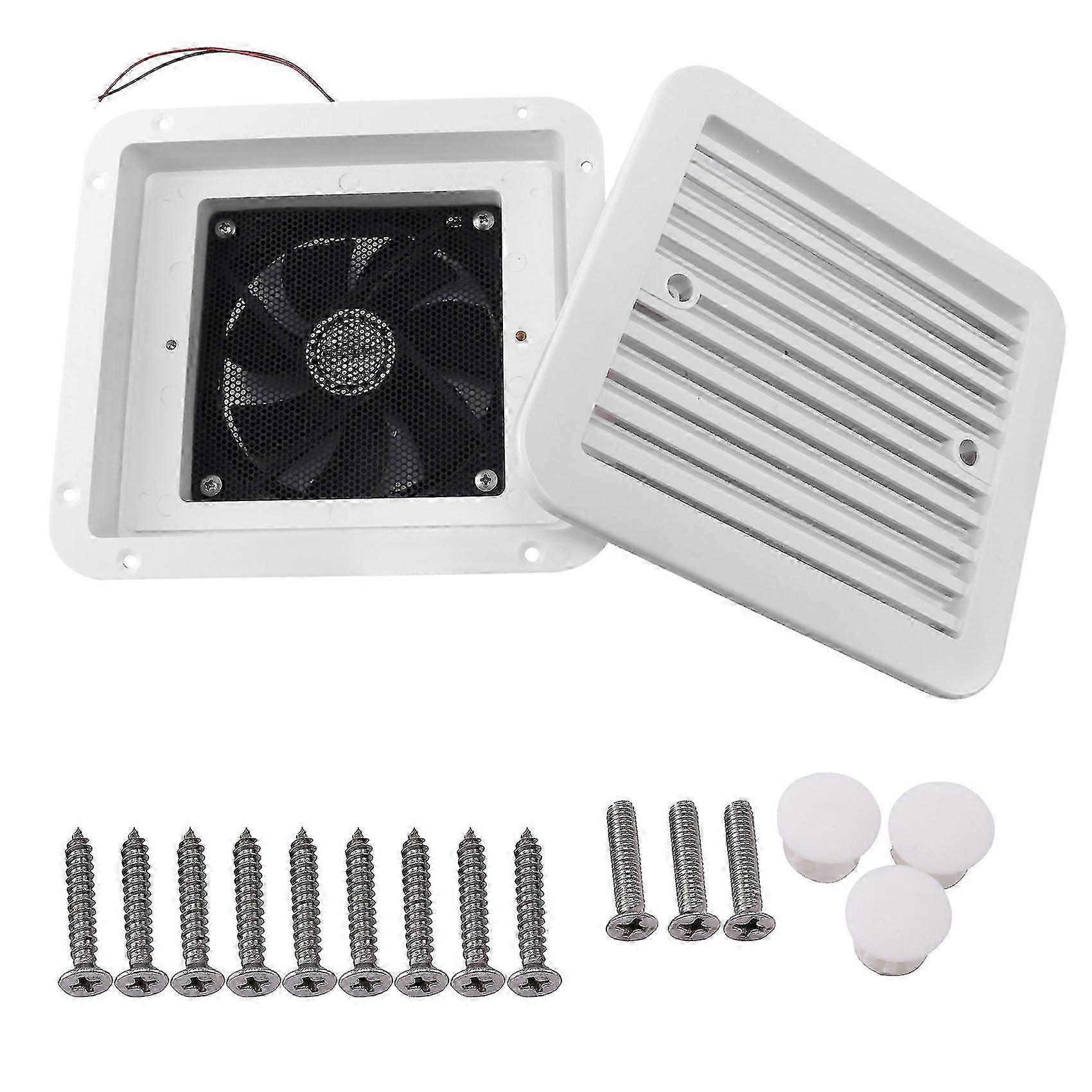 12V Universal RV Motorhome Mute Rolling Trailer Exhaust Fan - Ceiling Mount