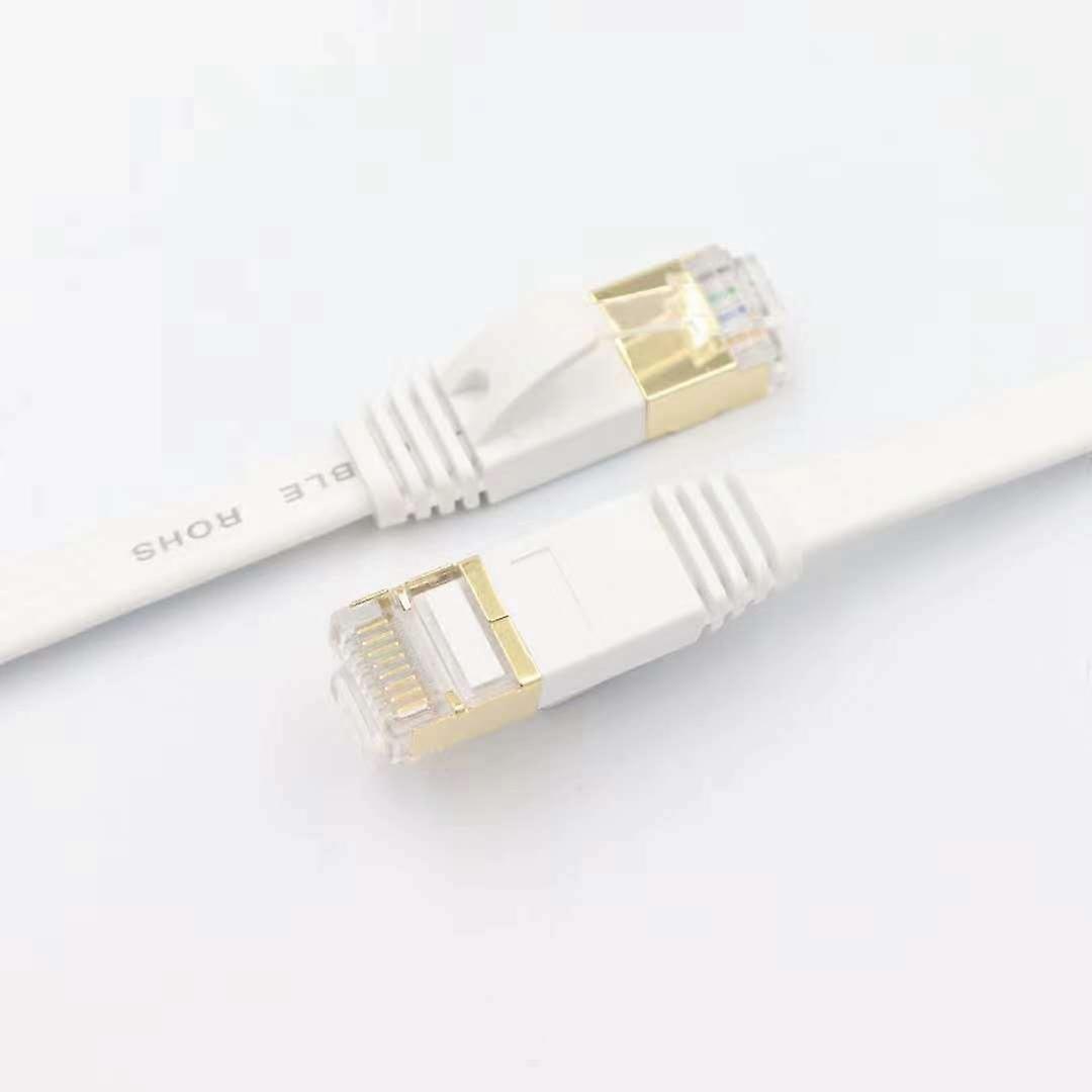 3m Grey Cat8 Network Cable (100% Copper Wire) Rj45 Ethernet Patch Lan 10/100/1000 Gigabit