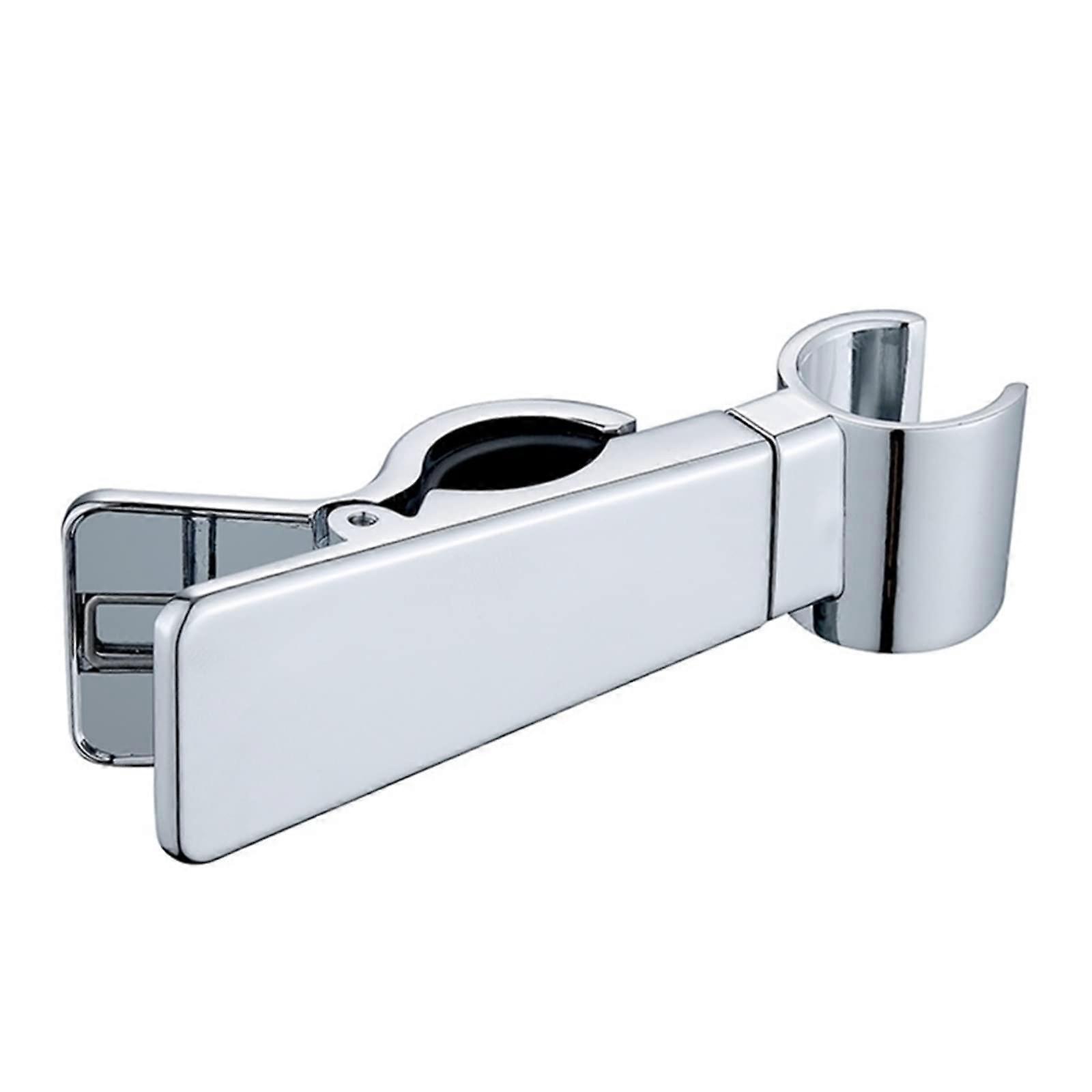 Bathroom Installation & Mounting Kits Clip-On Shower Holder Clamp Adjustable 45° Shower Slide Bar Bracket for Handheld Showers