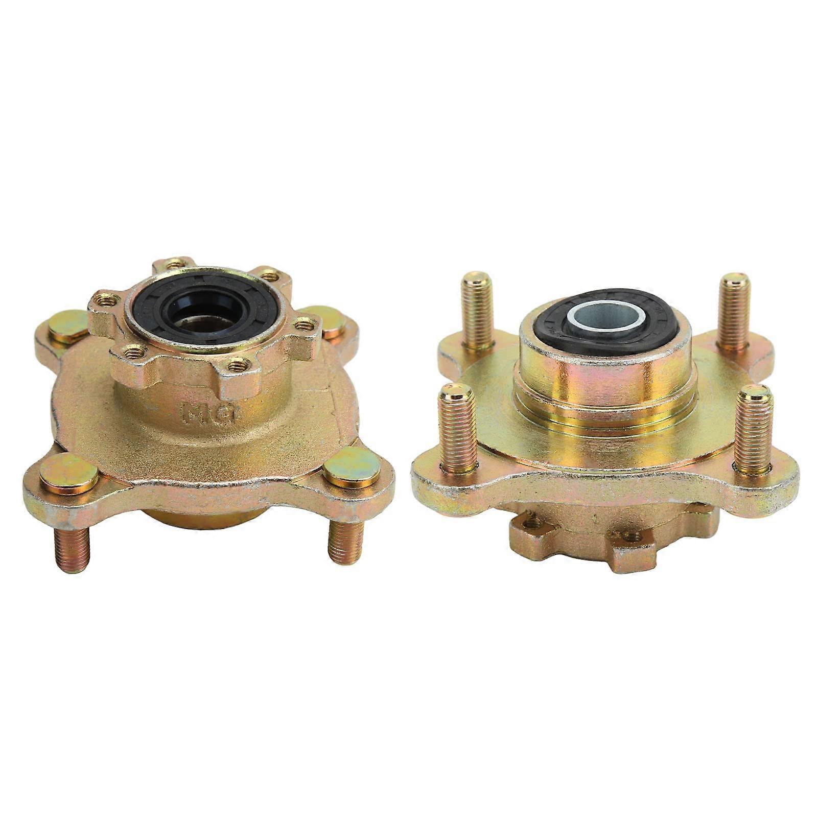 Brake Wheel Hub 4 Stud Front Disc Steel Alloy Wheel Hub for Go Kart ATV 4" Compatible with Various Models