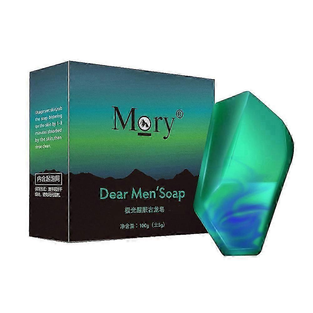 Skin Refreshing Two-color Cologne Perfume Hand Soap, Lasting Fragrances And Moisturizing Men's Soap