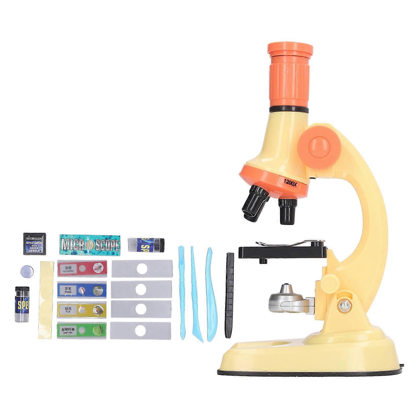 Microscope Toy Educational Biological Laboratory Tool Microscope Toy for Children Kids