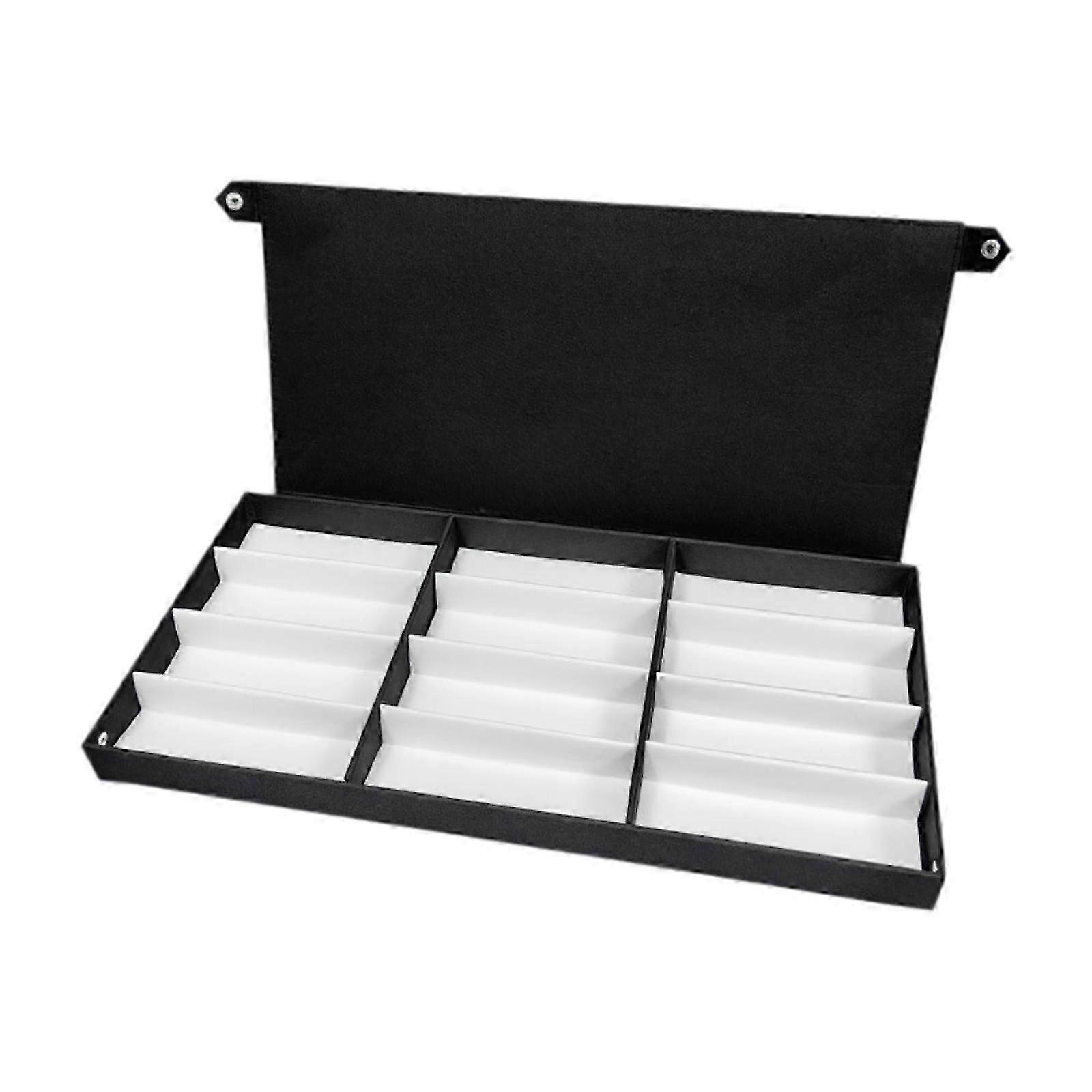 Glasses Display Box 12 Grid Fashion Eyewear Case for Closet Table Hosuehold