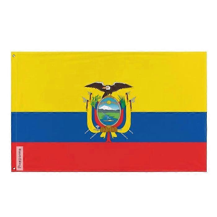 Flag of Ecuador – 128 x 192 cm – Polyester – Metal eyelets – Durable