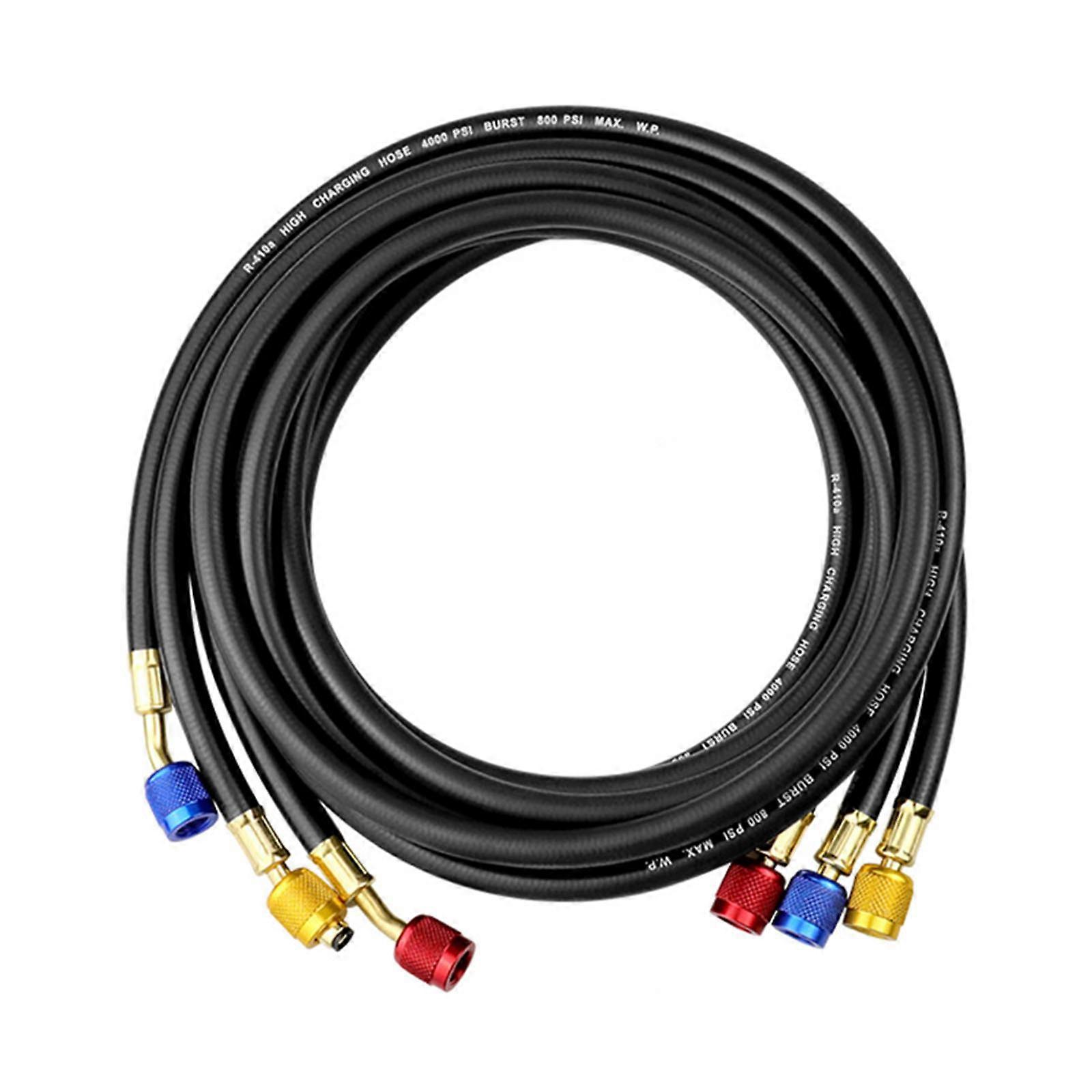 Air Conditioning Service Tool Air Conditioning Charging Hose Set Refrigerants Charging Hose Suitable for Air Conditioning 1.8M