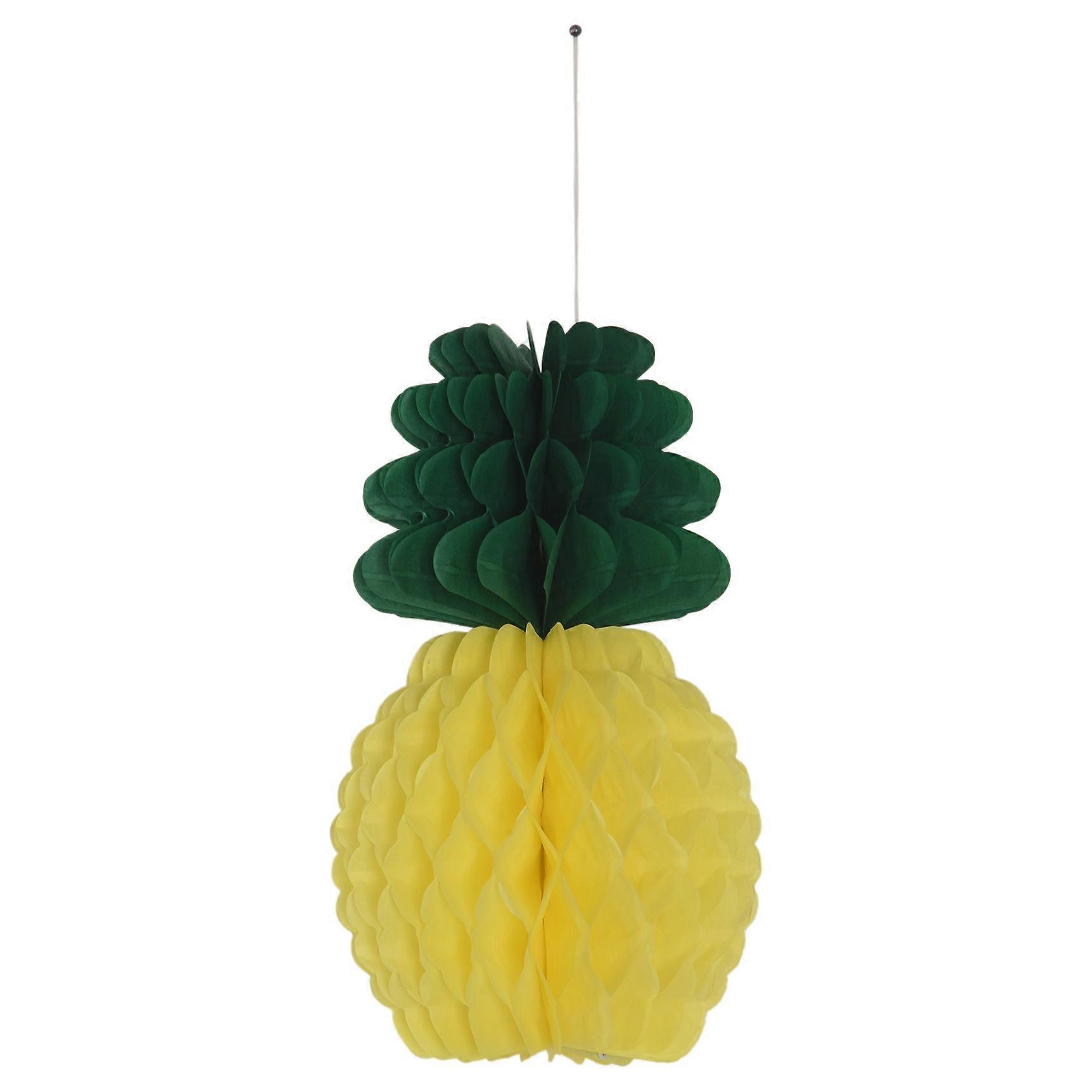 12 Pack Pineapple Honeycomb Centerpieces Paper Pineapple 8 Inch