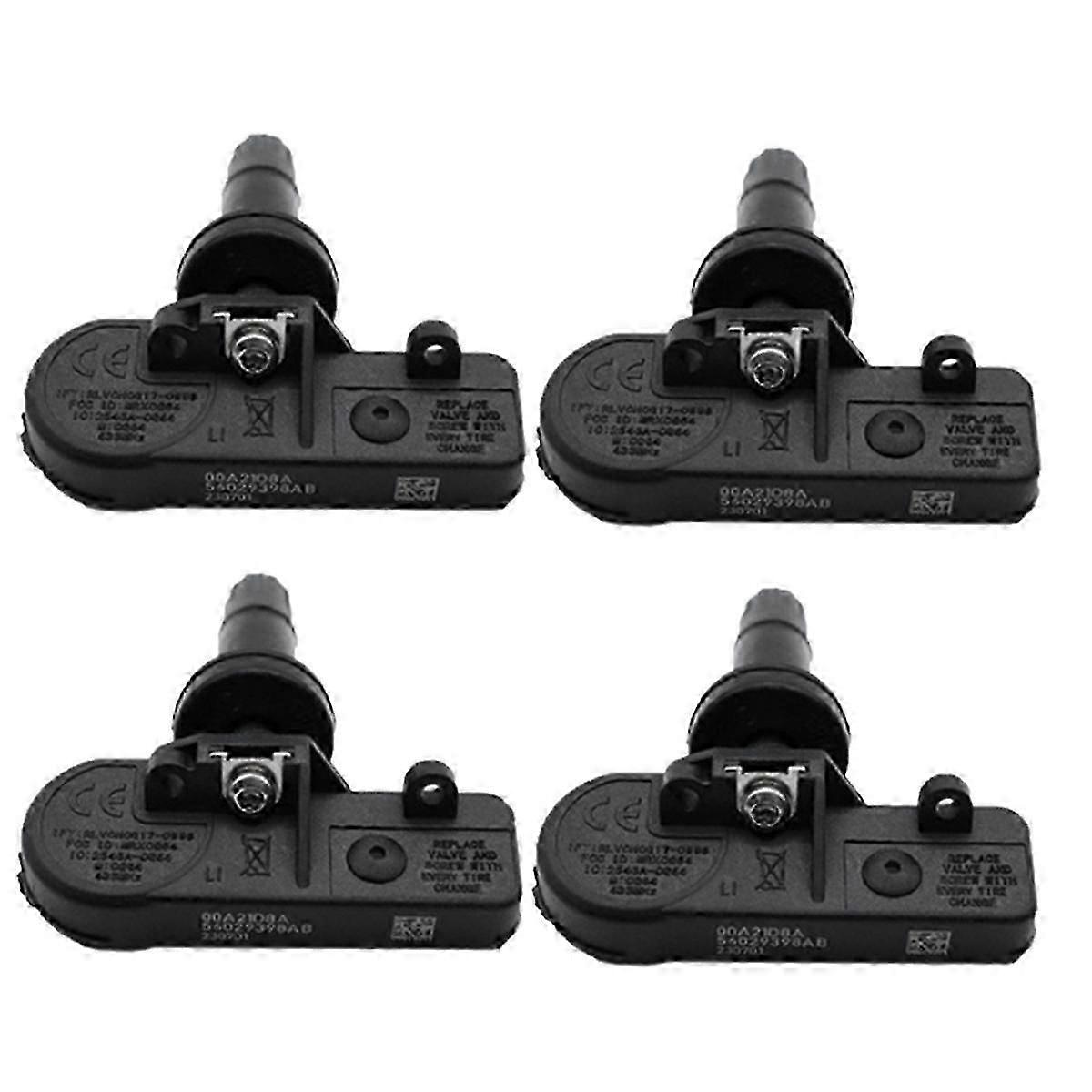 4Pcs Car TPMS Sensor Tire Pressure Sensor 56029398AB for Durango Ram Tire Pressure Monitor