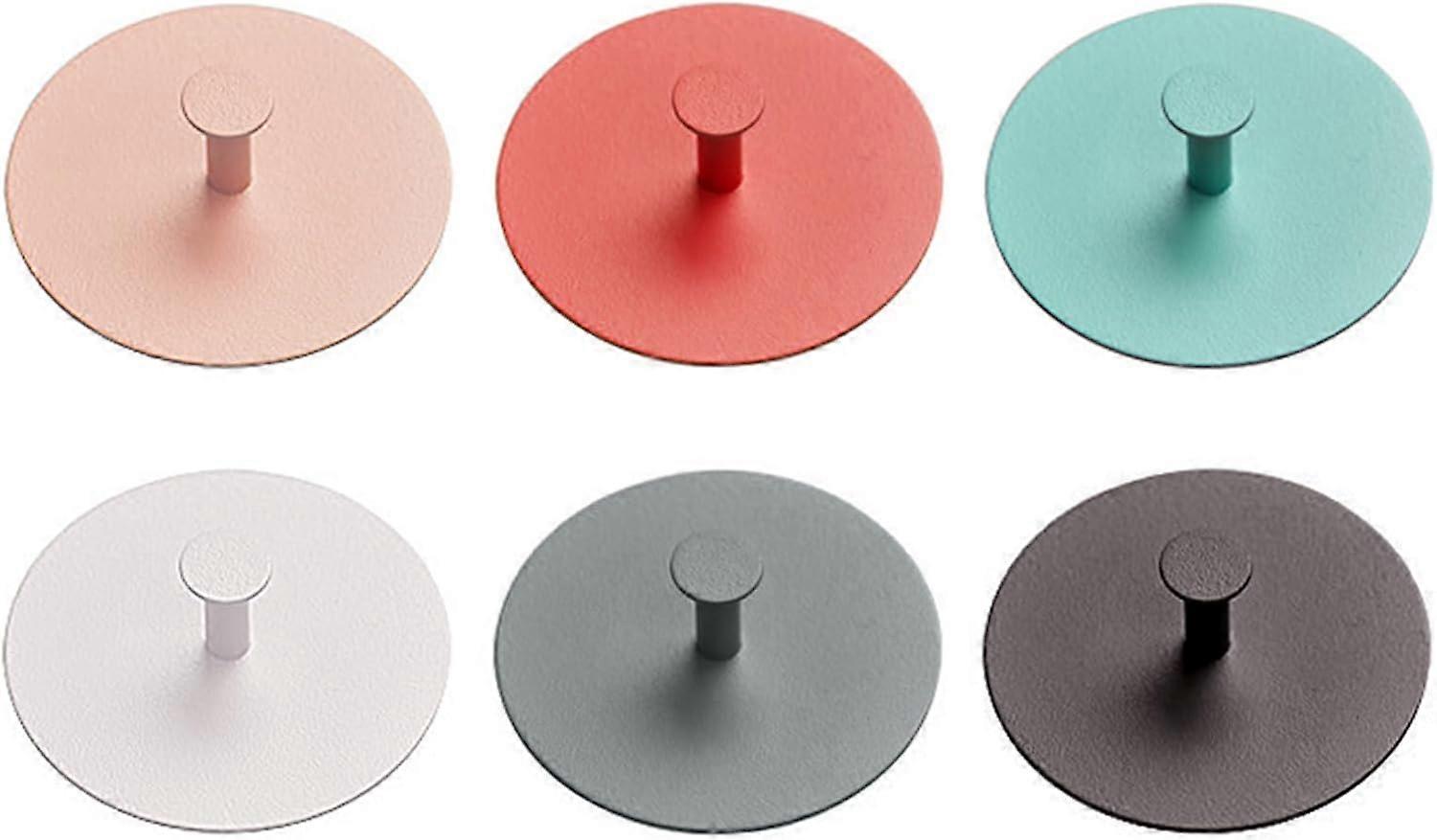 Bathroom Hooks Pieces Nail-Free Self-AdhesiveWaterproof Rust-Proof