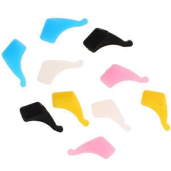 2x5 Pairs Eyeglasses Hooks Silicone Anti-slip Holder Glass Temple Tip