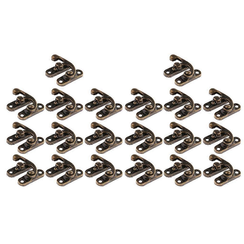 20 Pcs Bird Breeding Box Lock Parrot Cage Fitting Nesting Lock Random Color