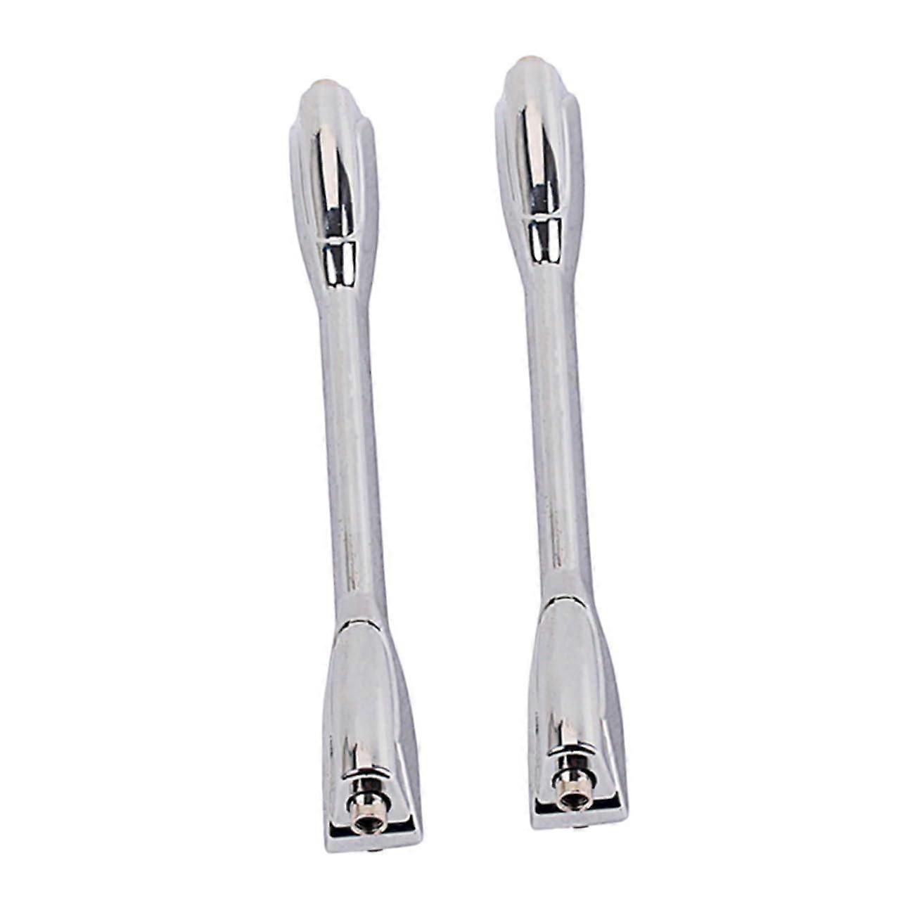 2 Pcs Metal Long Snare Drum Lugs Hooks for Drum Kit Replacement for Accessories Ref: 5696
