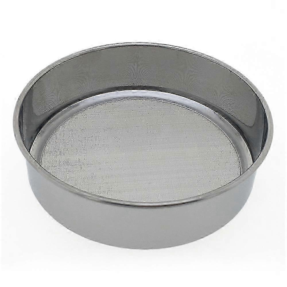 10cm Stainless Steel Fine Mesh Sieve for Flour, 40 Mesh Design Suitable for Various Brands