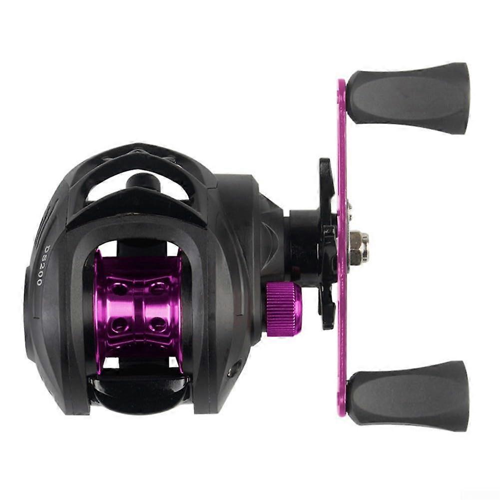 A must and comfortable grip design on a multifunctional fishing reel (red left hand).