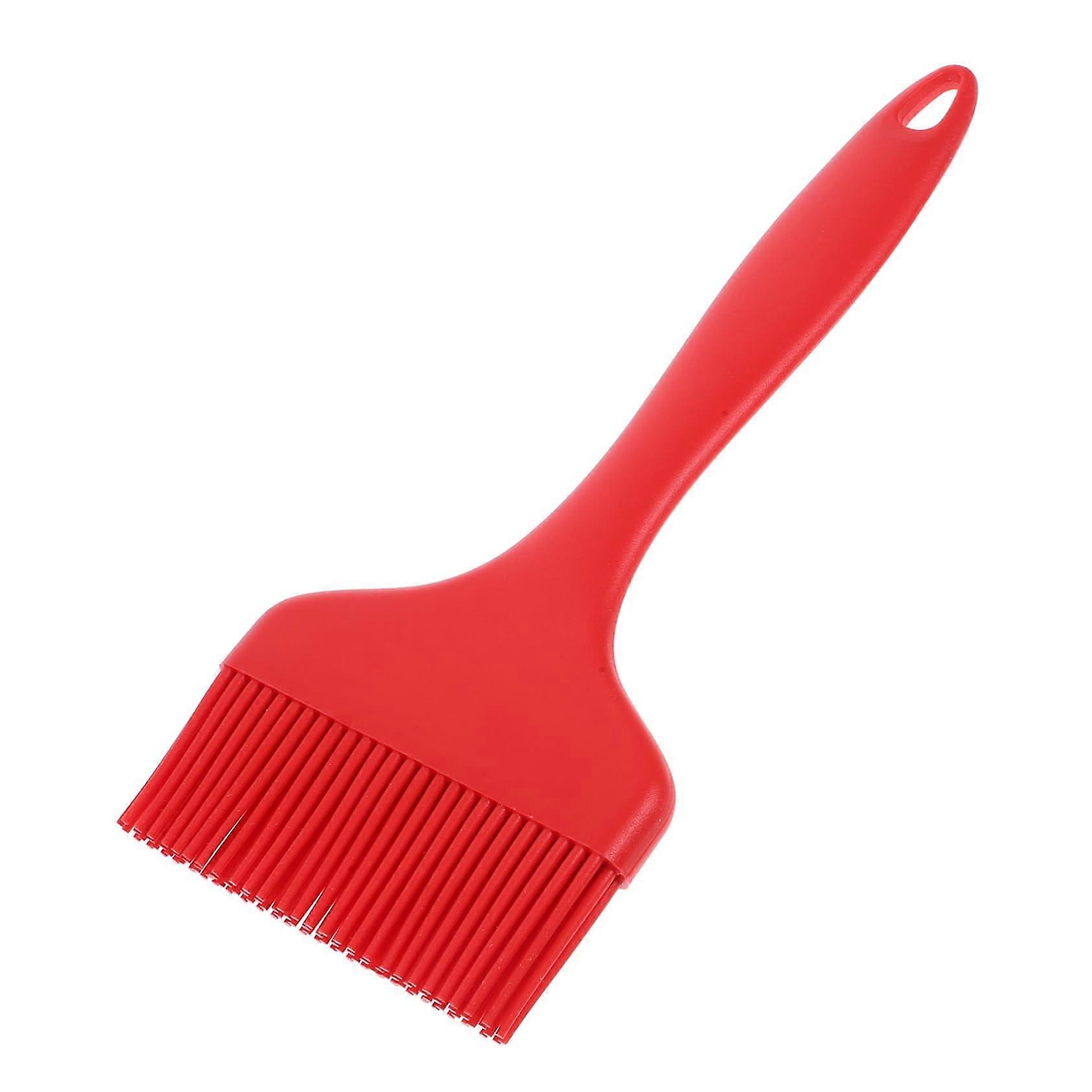 Silicon basting brush For cooking Oil brush With hole For Without handle Grill tool Red 21.00X9.00X1.00CM
