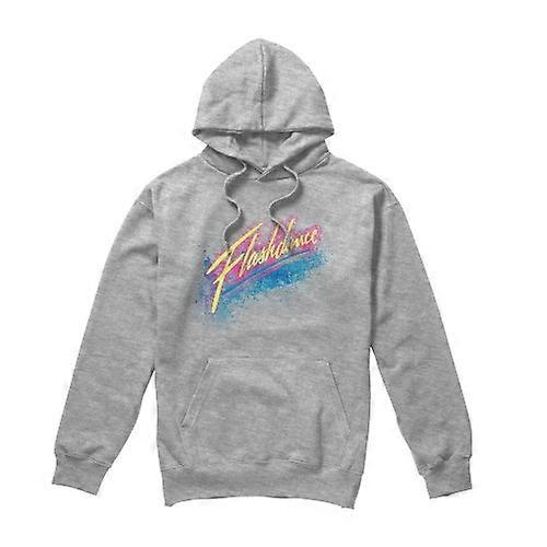 Flashdance Herre Spray Logo Hettegenser