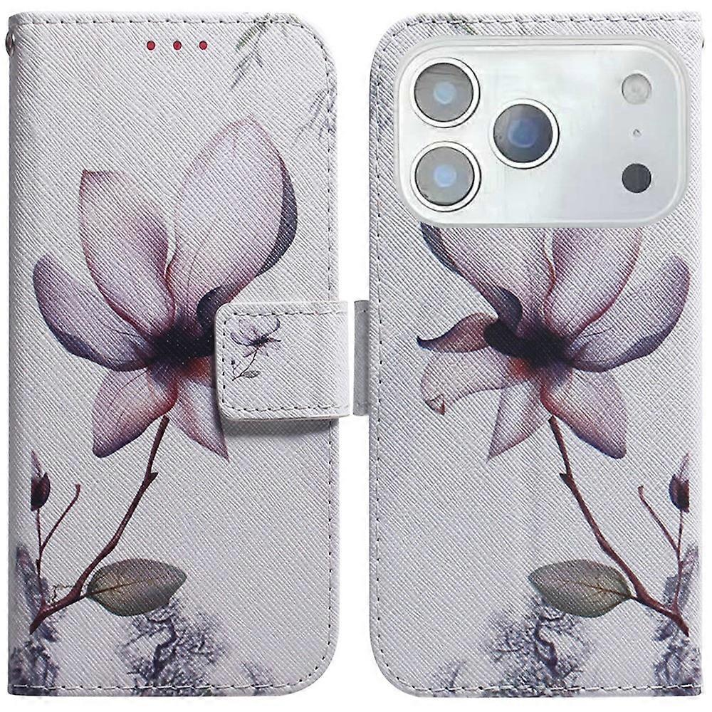 Compatible For iPhone 17 Pro Wallet Case Pattern Print Leather Phone Cover