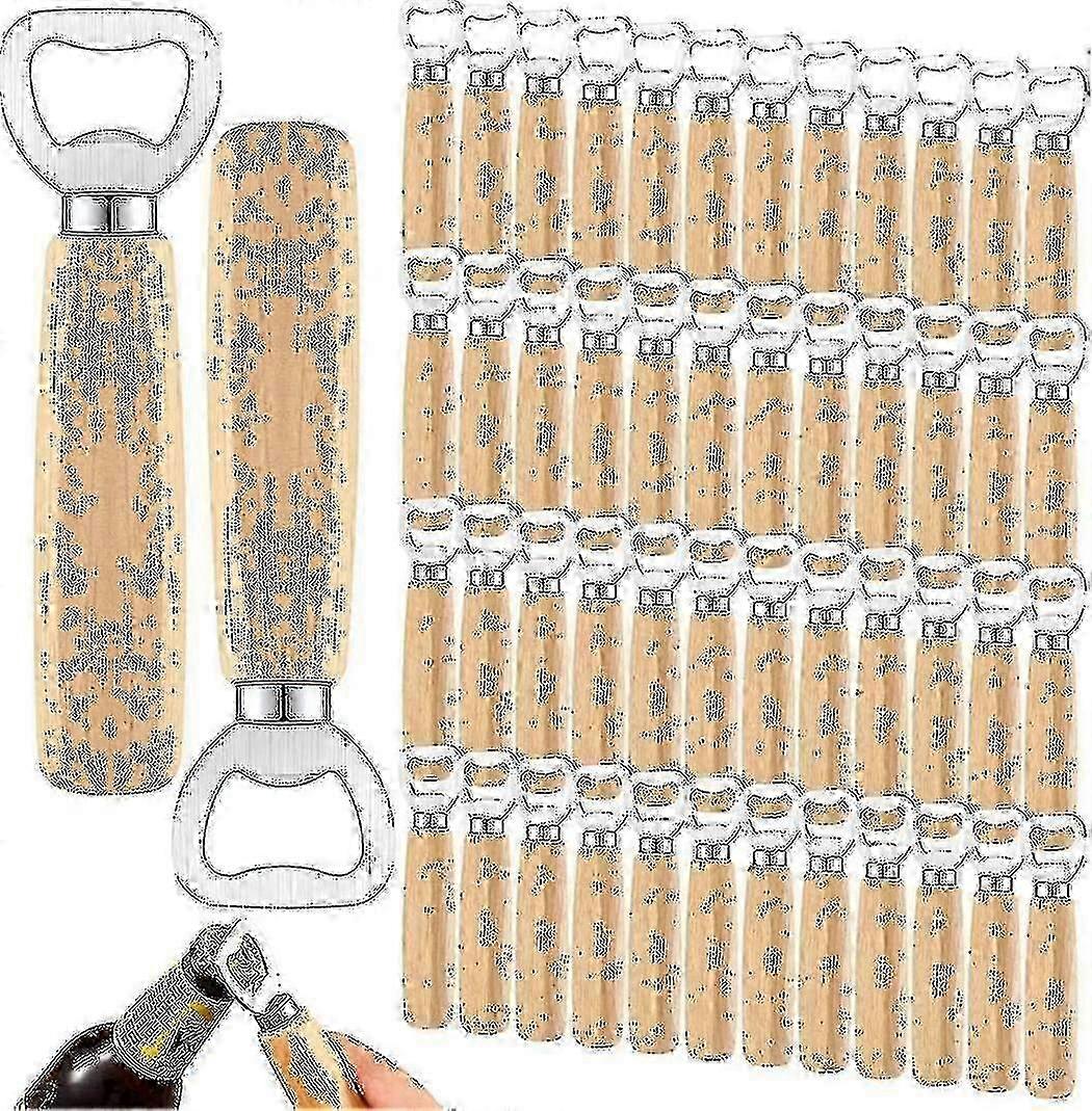 20個の木製ワインボトルオープナー、刻印されたギフトボックスを備えたステンレス鋼のヘビーデューティーバーテンダーセット