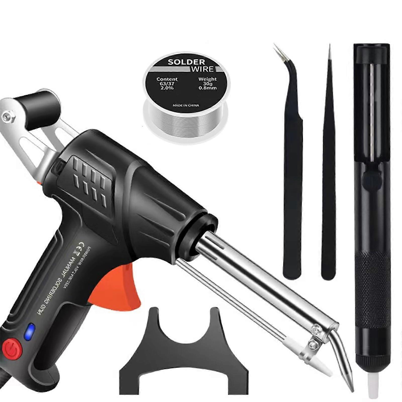 Soldering Iron Soldering Gun Set, Multifunction, Auto Send Tin Soldering Kit, for Electronics Welding