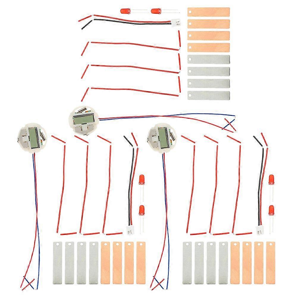 3セットの創造的なフルーツ電池実験キットフルーツ電池電源玩具エネルギー科学キット