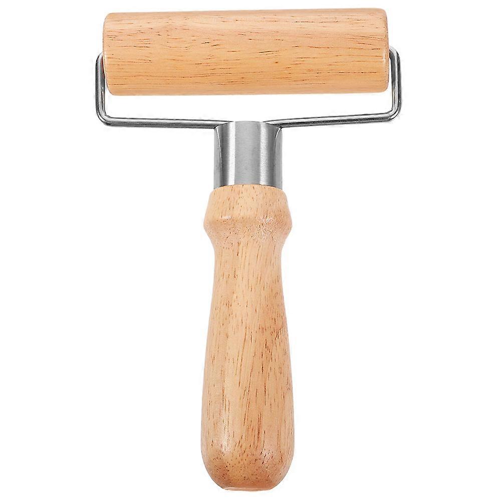 Pastry Pizza Baking Roller Pin Wood Handle Dough Roller For Baking Cylindrical Home Baking 1Set