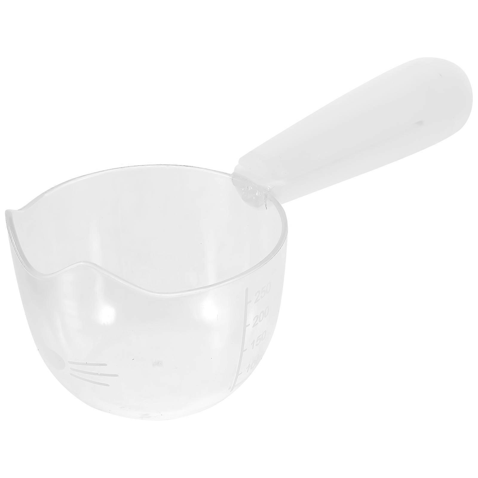 Dog Food Weighing Spoon Scale Design Nonslip Handle Multi Functional Tool For Pets 1Set