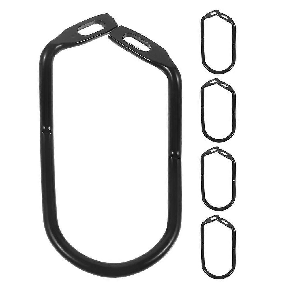 Steel Derailleur Guard Set Lightweight Bike Chain Stay Protector for Mountain and Folding Bikes, Easy Installation, Durable Design