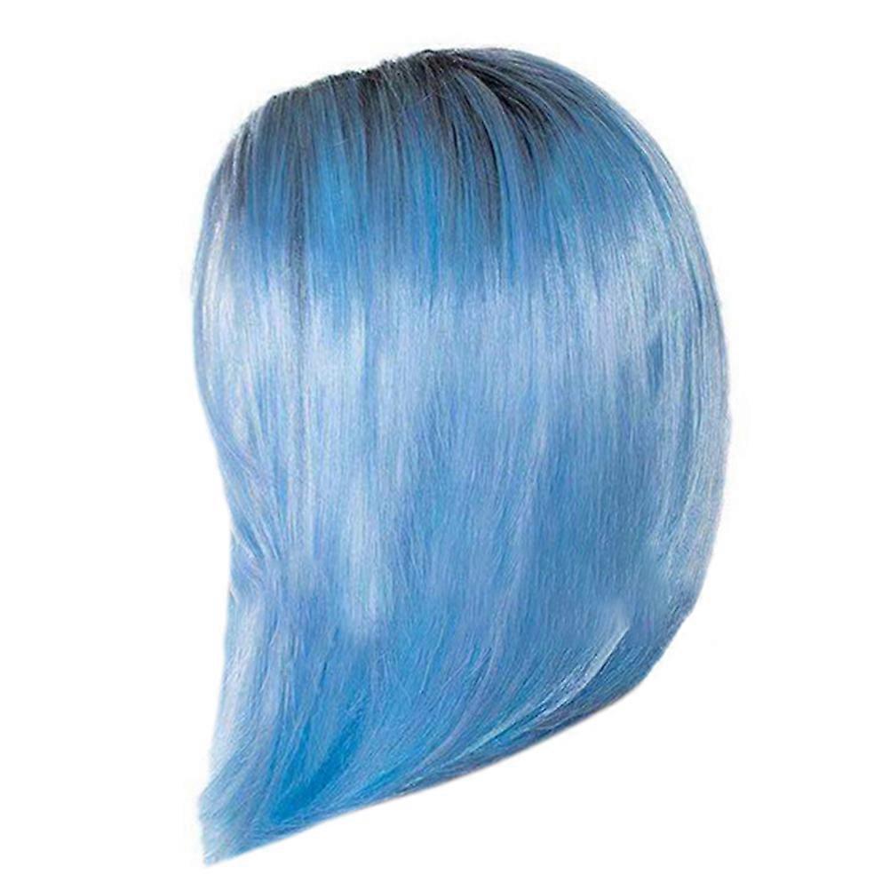 Realistic Wigs Short Straight High Temperature Fiber Party Cosplay Daily Use Women 45.00X15.00X5.00cm Trimmable 1Pack