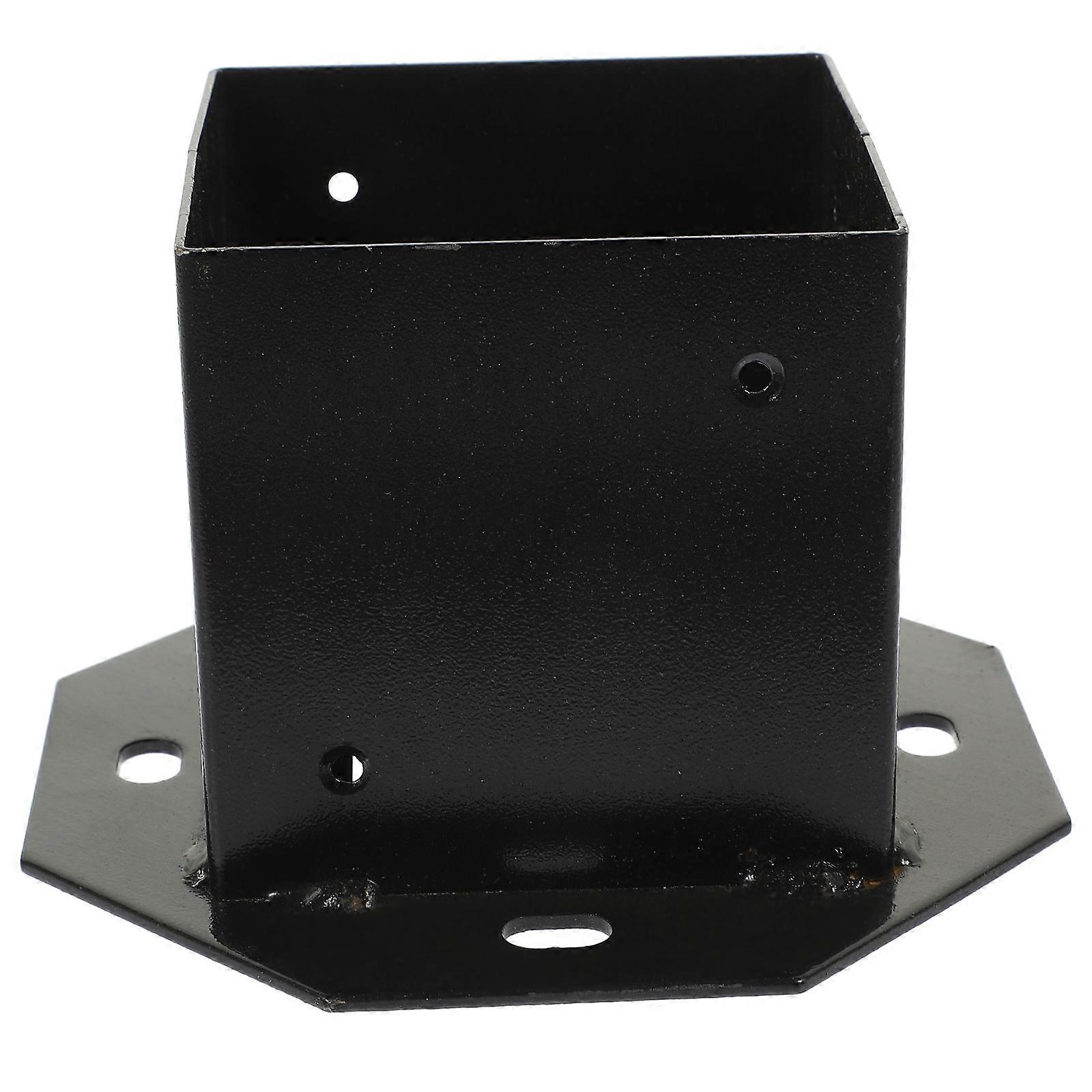 Post Base Railing Post Anchors Square Deck Post Supports Home Use Iron 1Pack