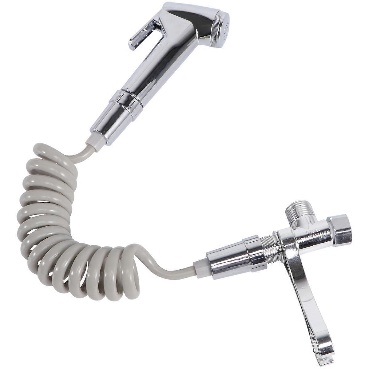 Here's a refined and professional product description based on the details you provided:
**1pc Handheld ABS Plastic Female Bidet Shower Head –