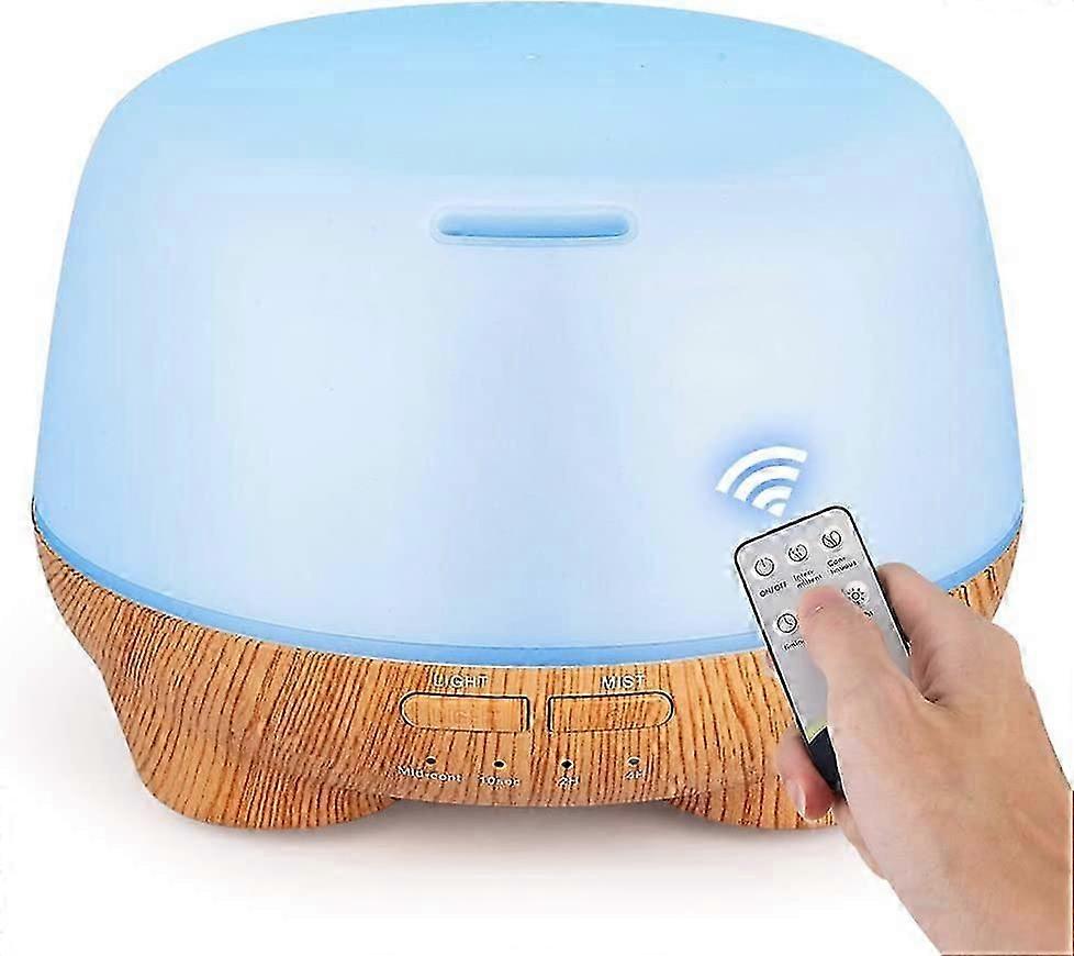 Diffusor für ätherische Öle, 500 ml Remote-Aroma-Diffusor mit einstellbarem Nebelmodus-Aroma-Diffusor