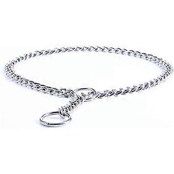 Stainless Steel P Chock Metal Dog Training Chain Pet Collar Walking Training Pet Supplies