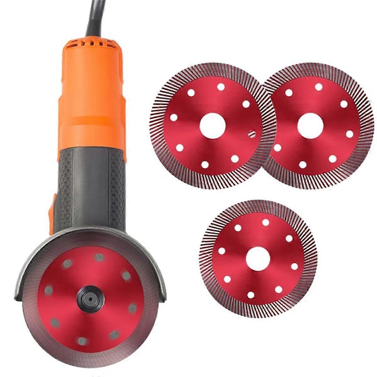 Diamond Blade for Angle Grinder,Grinder Blades,4.5Inch Glass Cutting Disc 1.6mm Saw Blade for Cutting and Grinding