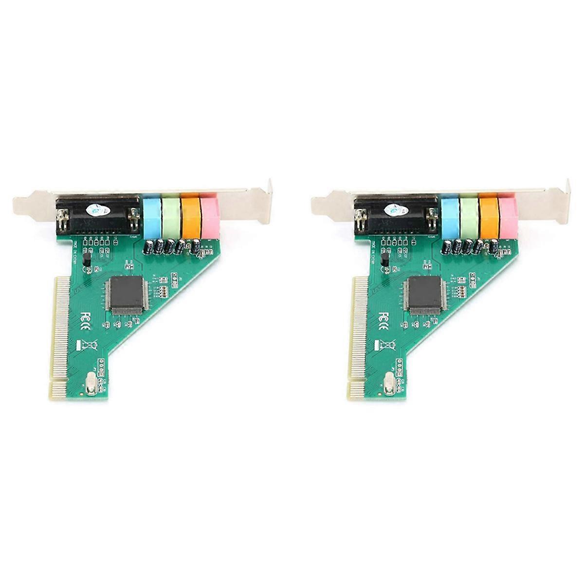 PCI Sound Card 4.1 Channel Computer Desktop Built-in Sound Card