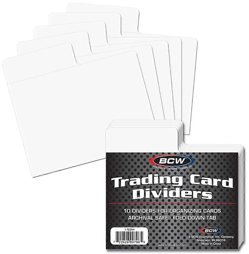 Bcw 1-tcd-h Trading Card Dividers - Horizontal