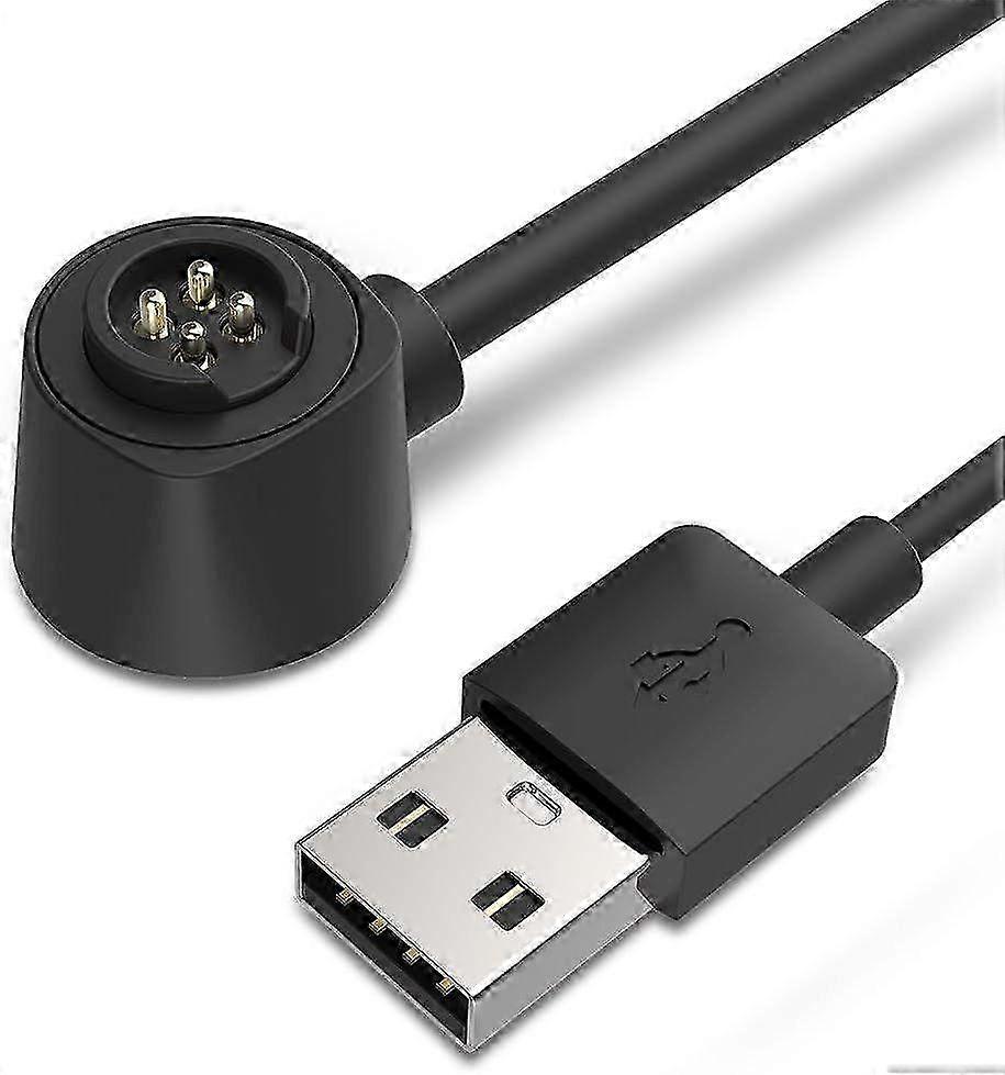 Charging Data Cable for Polar M600, Loop 1 & Loop 2 Smartwatches - Black Zruxe Watch Charger