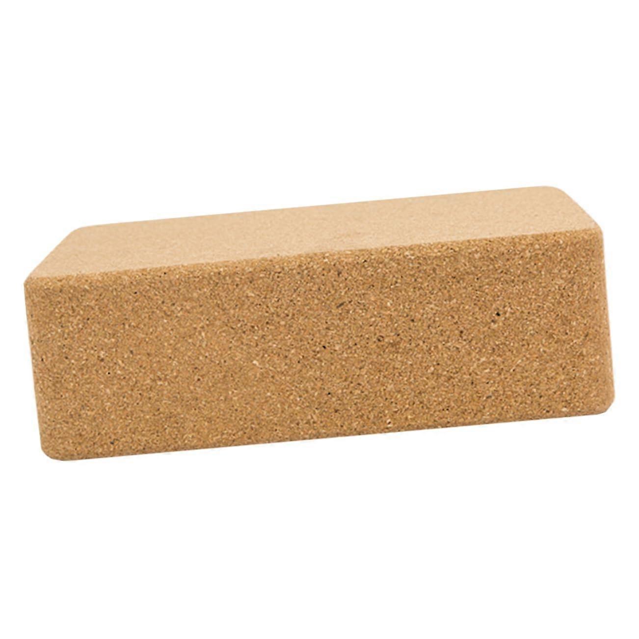 Natural Cork Yoga Block HighDensity NonSlip Yoga Block for Beginners and Advanced for Stretching and Abdominal Training