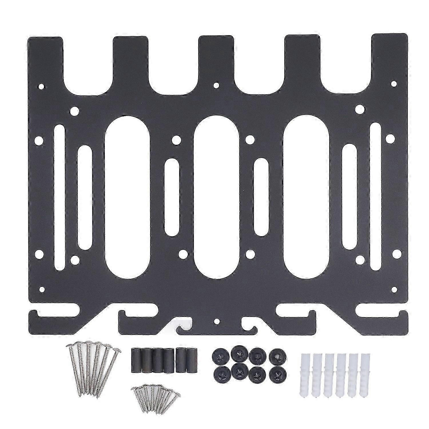 3 in 1 Wall Mount Stainless Steel Hanging Storage Rack for DC18RC DC18RD Charger for BL1850 Lithium